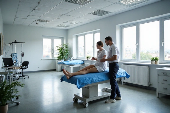 Salle de physiothérapie moderne
