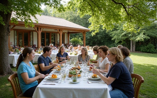 Dîner en plein air