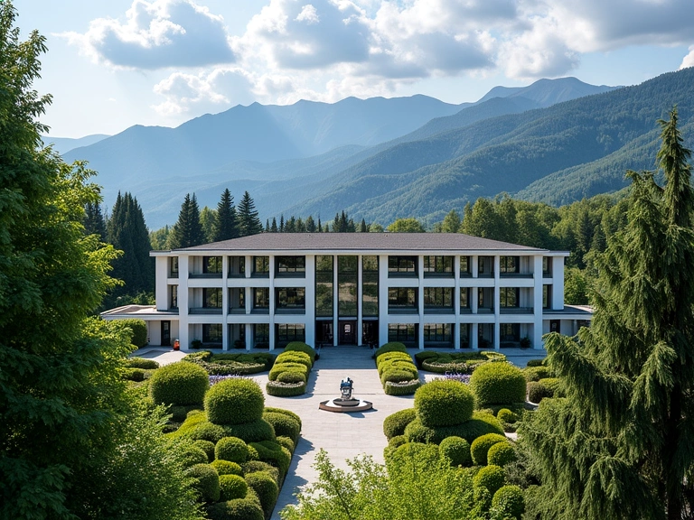 Vue extérieure du sanatorium GoldenSpring Retreat