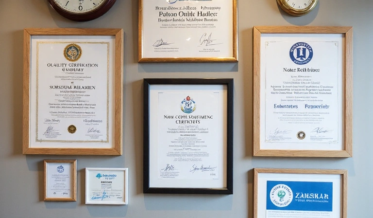Certifications de qualité de GoldenSpring Retreat